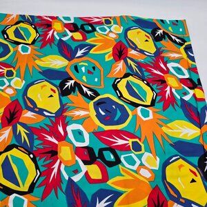 Apparel Fabric Bright & Colorful Abstract  Crafting Or DIY Projects 2 Yds 29"